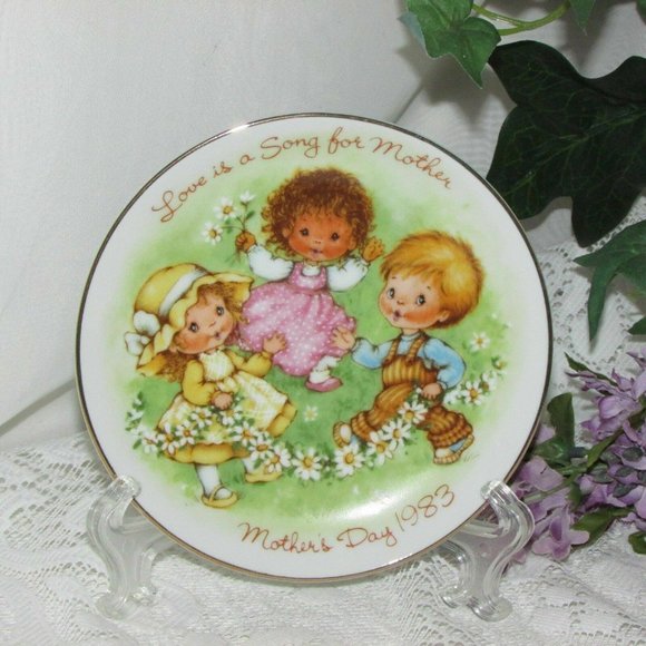 Avon 80's MOTHER'S DAY Mini Collector Plate  Vintage Trinket Dish Cute Gift - Picture 5 of 5